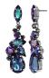 Preview: black/violet - Afternoon Tea de Luxe - Konplott earrings